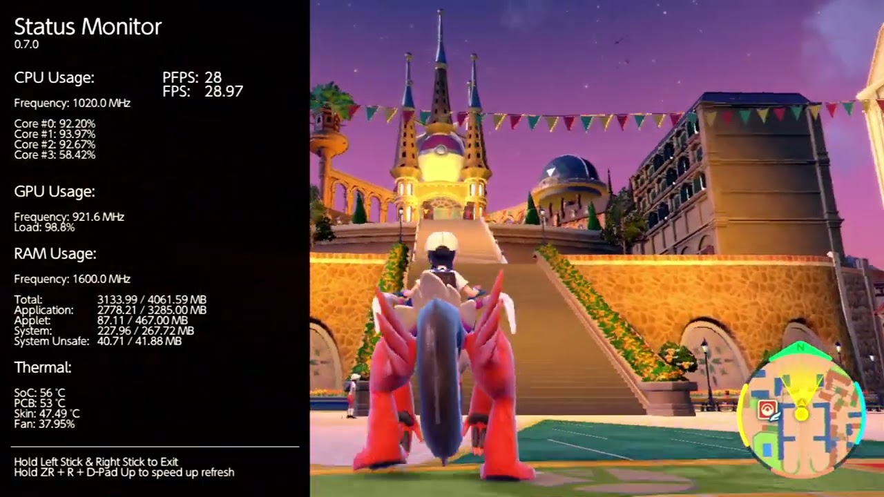 Pok&eacute;mon Scarlet/Violet: Does overclocking help with performance ?