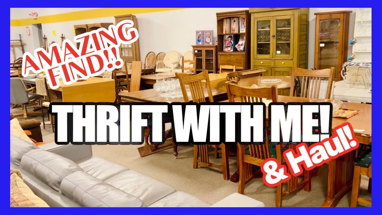 I CAN'T BELIEVE IT WAS AT THE THRIFT! THRIFTING VINTAGE FOR HOME DECOR & RESALE! Thrifting 2024 #1