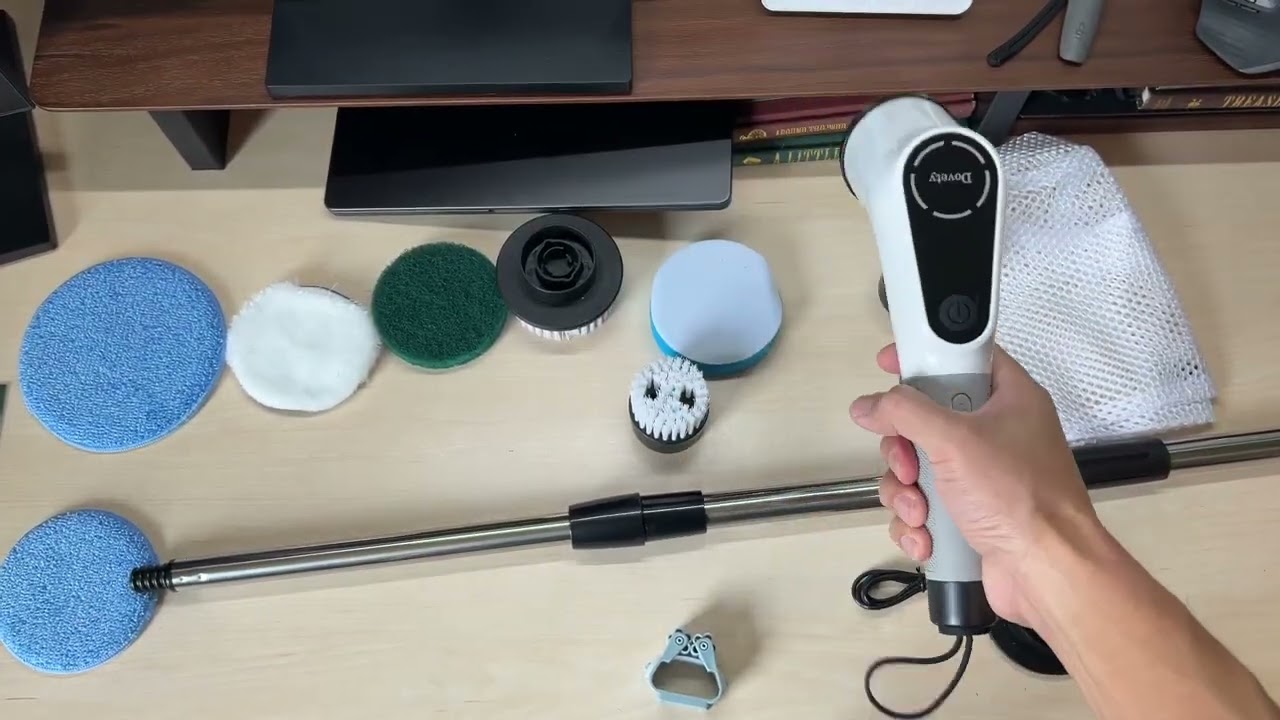 Dovety Electric Spin Scrubber &ndash; Cordless Power Brush for Easy Bathroom & Tile Cleaning #ad