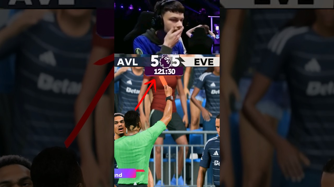 MADNESS!!! You won't believe what happened next! 🤯 #FC25 #Shorts #ePremierLeague