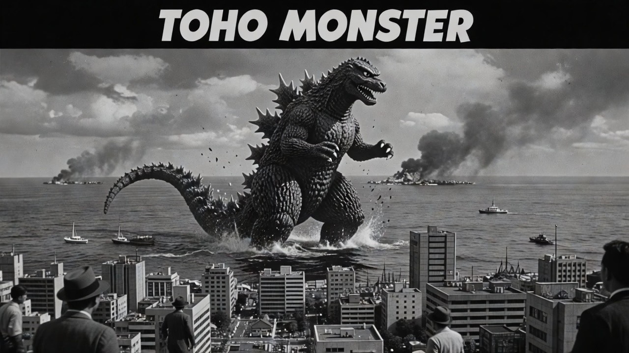 Godzilla 1954 – Classic Monster Trailer IA (AI) | Original Toho Kaiju Movie