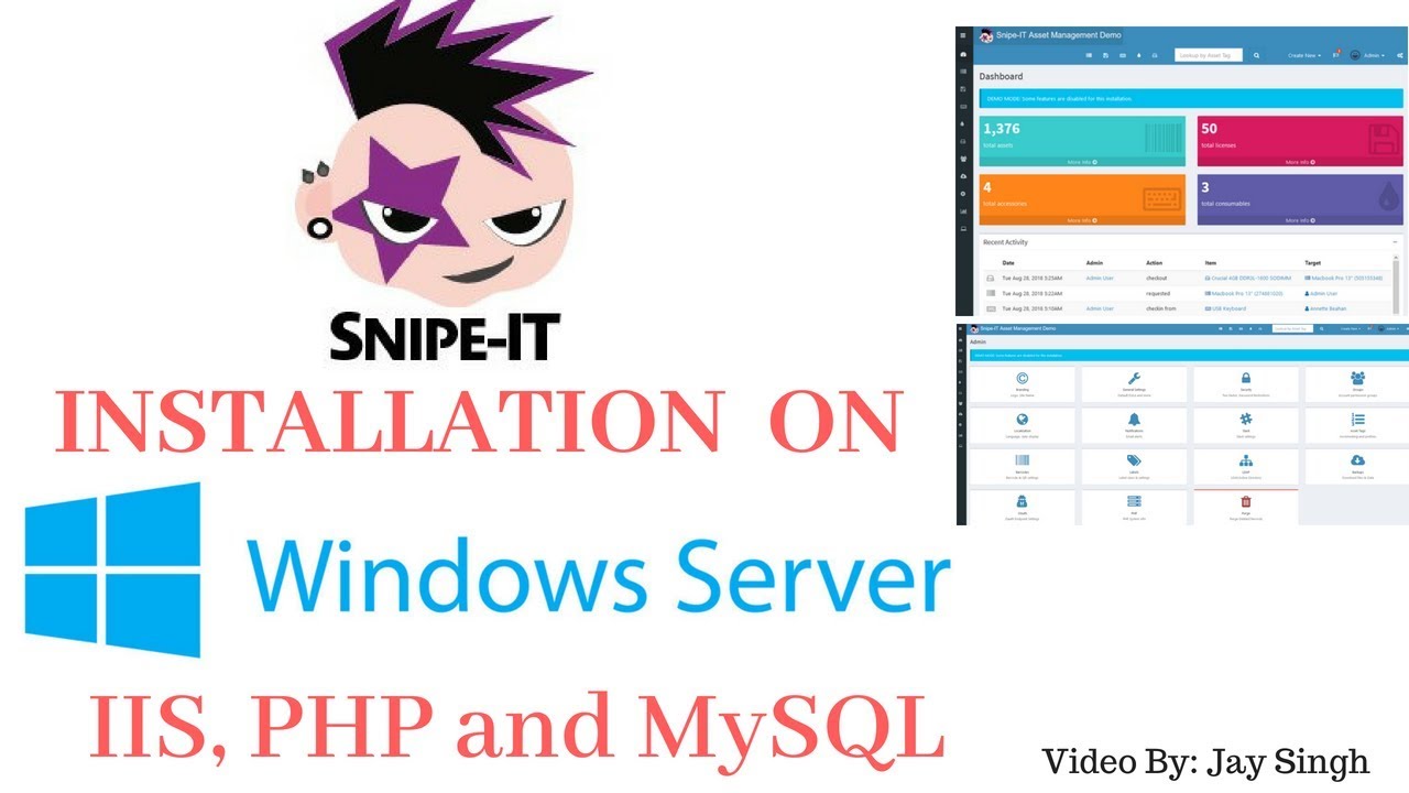 Часть 1 — Установка SNIPE-IT на Windows Server 2016