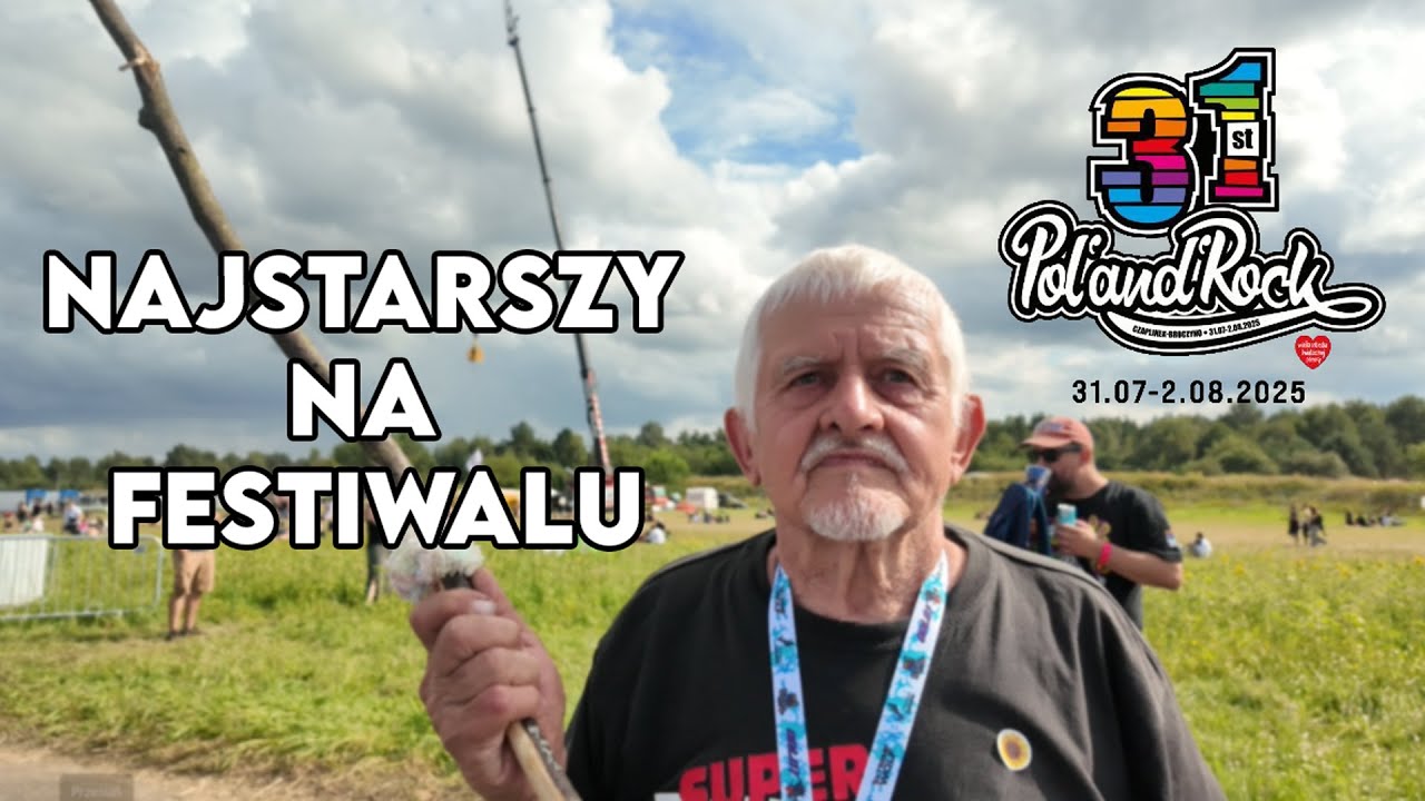Najstarszy człowiek na festiwalu - Pol'and'Rock Festival 2025