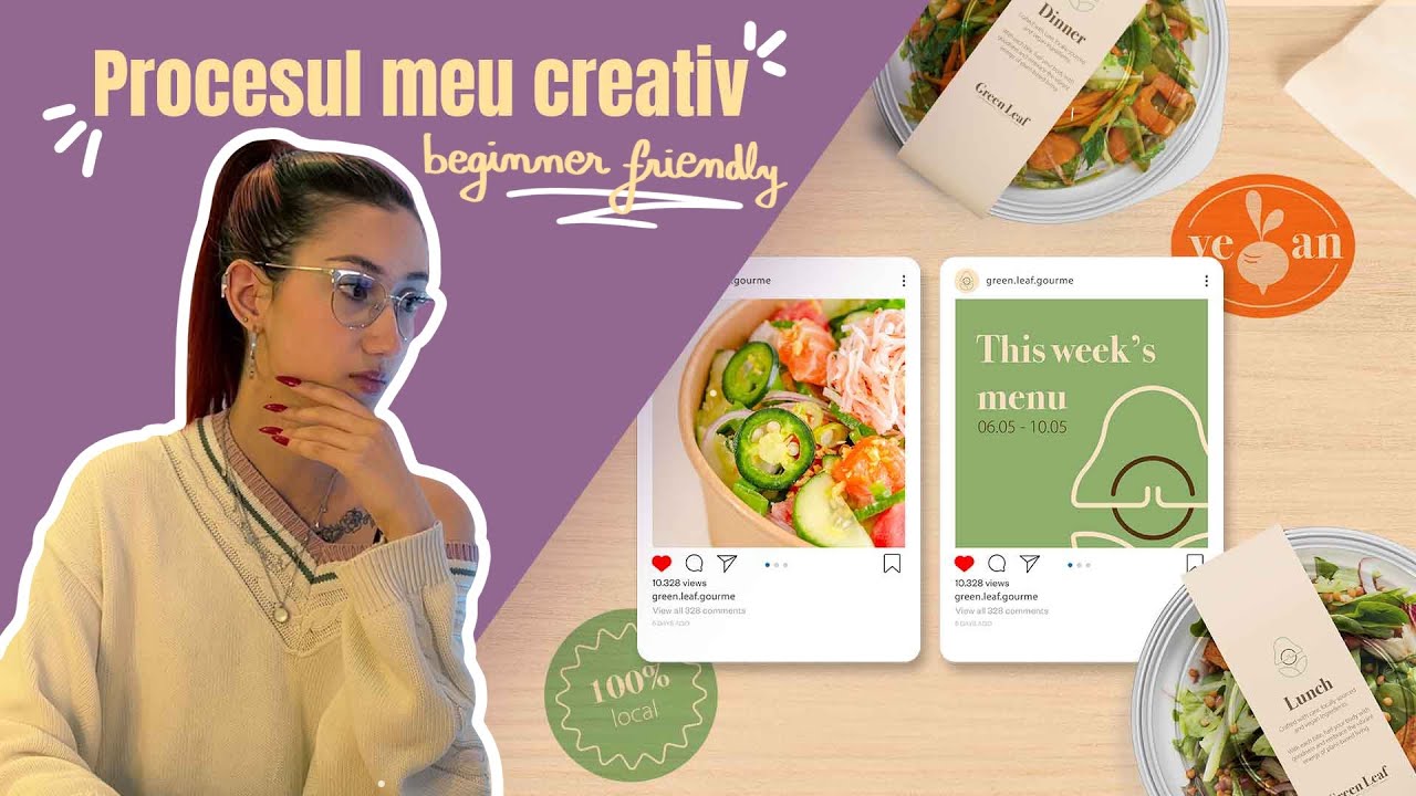 Cum sa creezi identitatea unui brand de la ZERO/ brandingul unei firme de catering cu mancare vegana