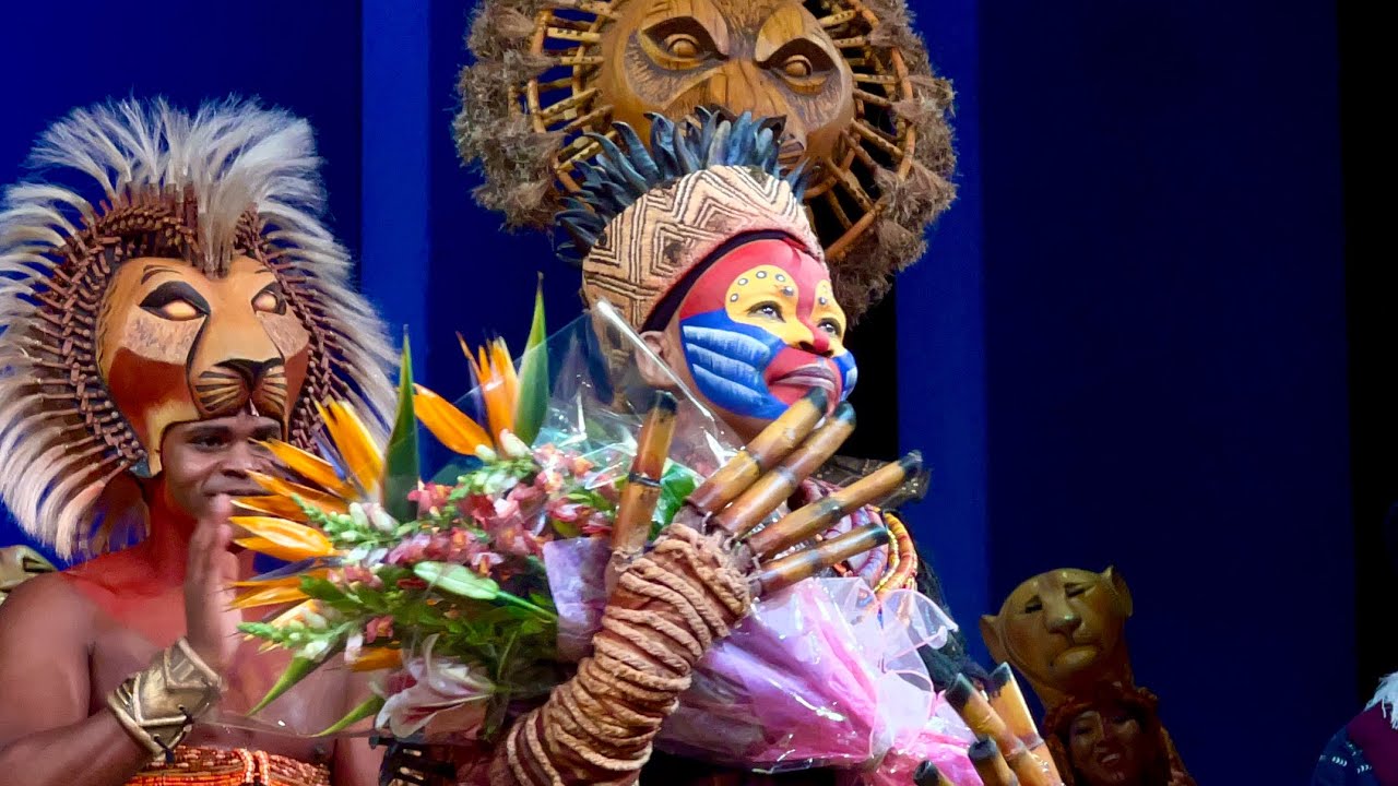Tshidi Manye’s final bow as Rafiki in Disney’s The Lion King on Broadway