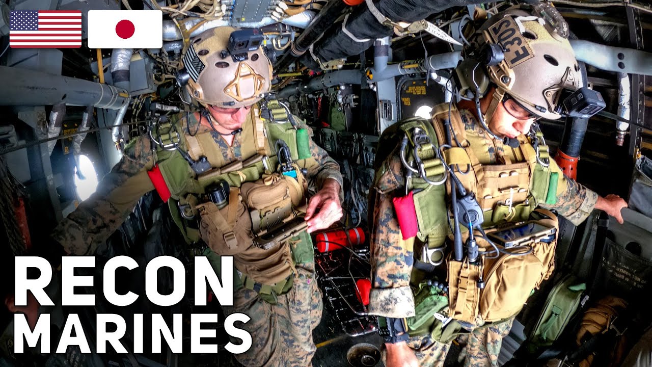 U.S. RECON MARINES Parachute Operations | Ie Shima Island, Japan (2024)