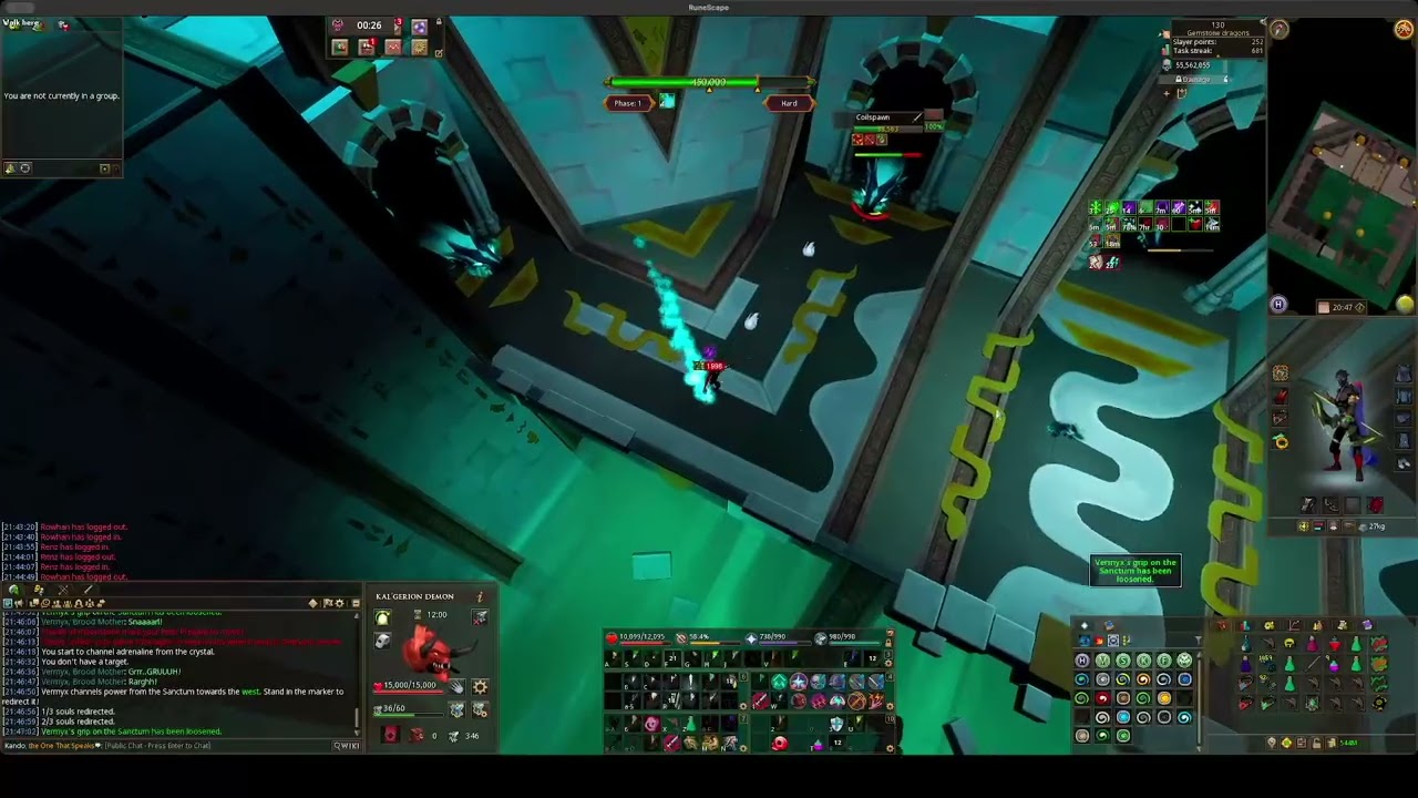Runescape 3 -  Ranged Vermyx Master Speed Killer post Combat update