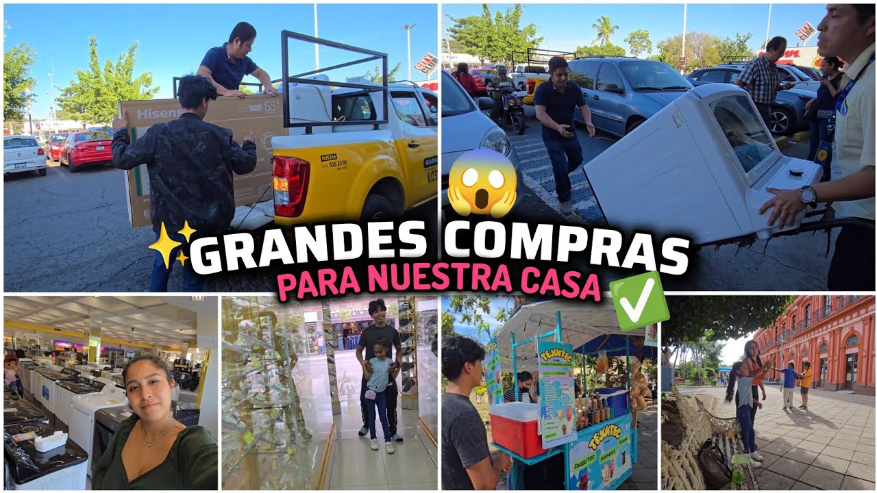 COMPRAMOS UNA LAVADORA y UN TELEVISOR 😱 Vamos de Paseo a la Ciudad ✨️