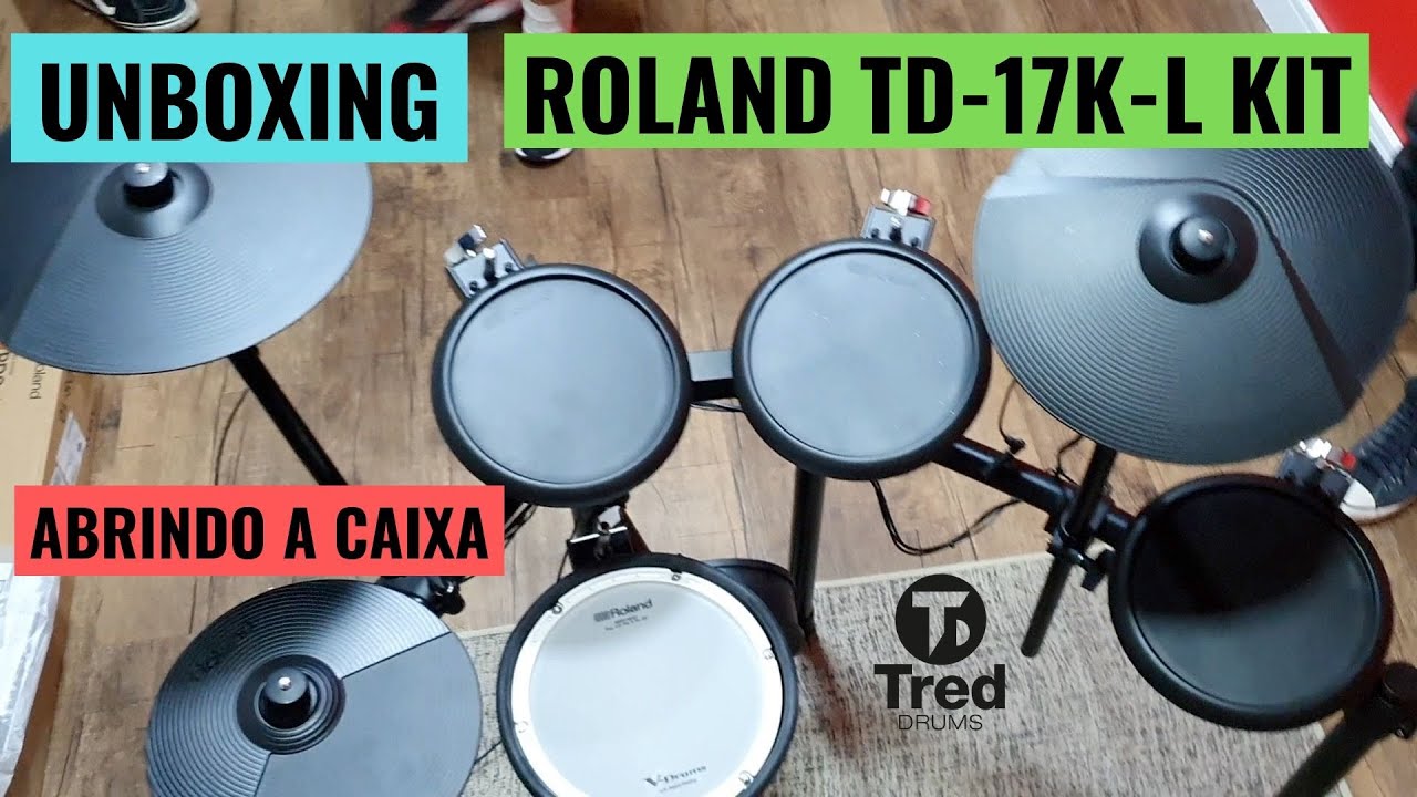 Unboxing Roland TD-17K-L (abrindo a caixa!)