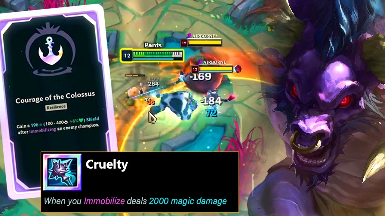 ALISTAR BUT CRUELTY ITEM MAKES ME A METEOR WIZARD WHILE BEING FULL TANK (Immortal God Cow)
