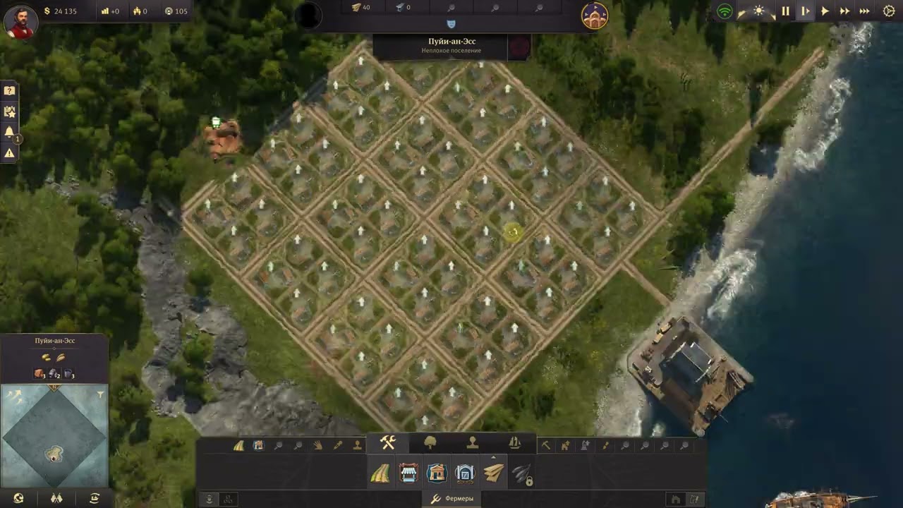 Anno 1800 | Урок 2 | Начало, правильное Планирование и разметка, Застройка