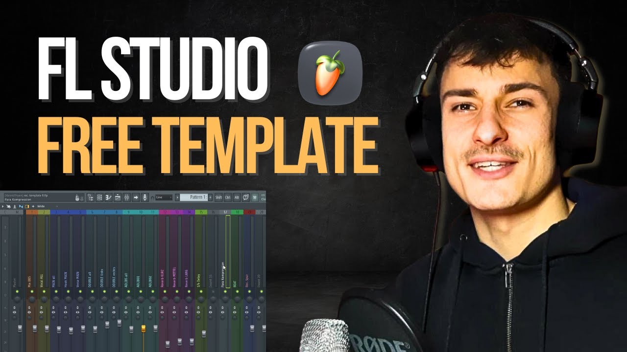 FL Studio Vocal Template 🎤 | So recordest & mixt du Vocals professionell (Vorher/Nachher)