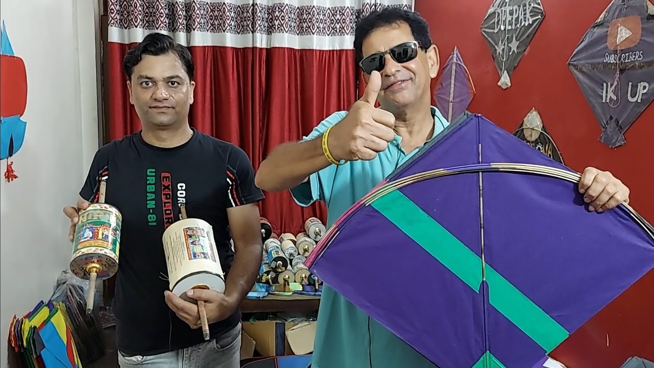 Special Kites And Manjhas At 👉 Kite Point Deepak : Bahut Sandar Patang Aur Manjha