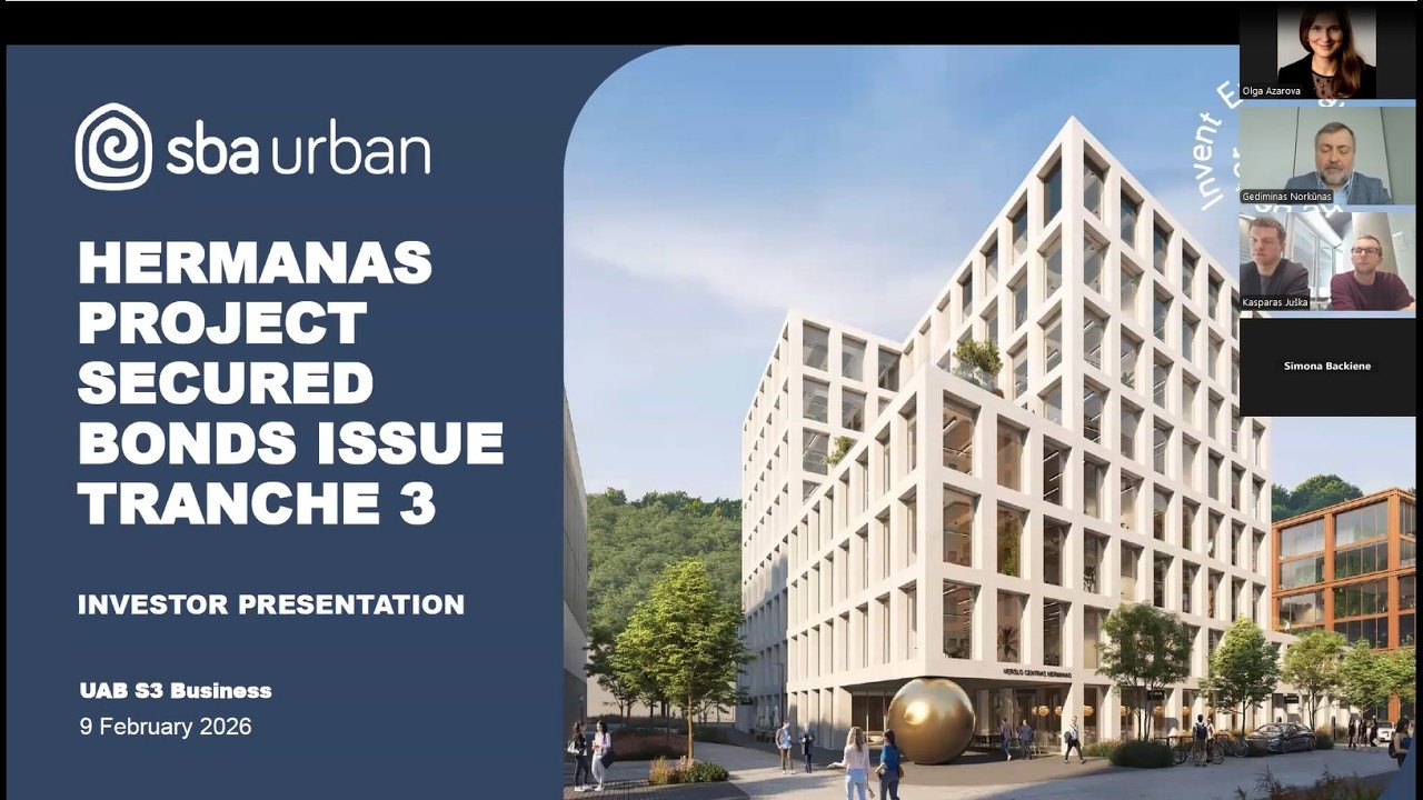 Presentation of the Third Tranche of the S3 Business Bond Issue