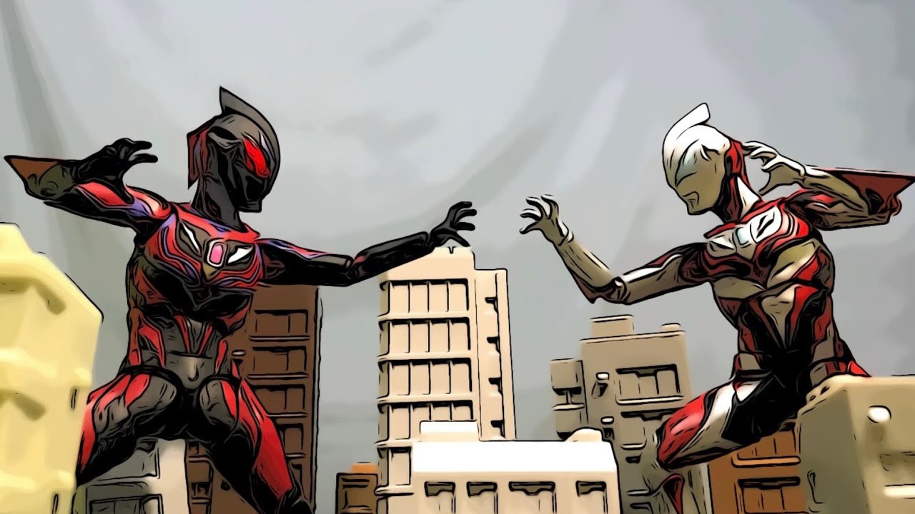 Ultraman Geed vs Ultraman Geed Darkness | Ultraman Stop Motion | LJPL Animation
