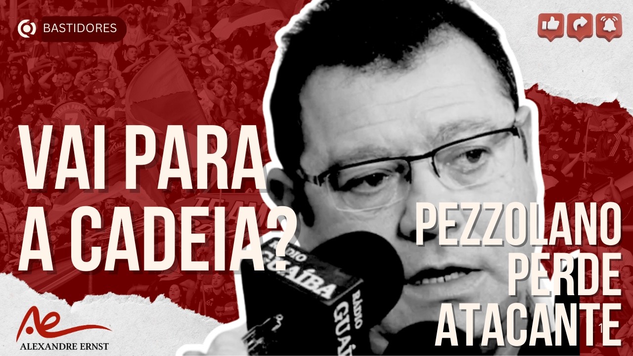 🔴⚪️INTER: PEZZOLANO PERDE ATACANTE CONTRA O SANTOS | PELLEGRINI NA CADEIA? | CRIA DA BASE NEGA SAÍDA