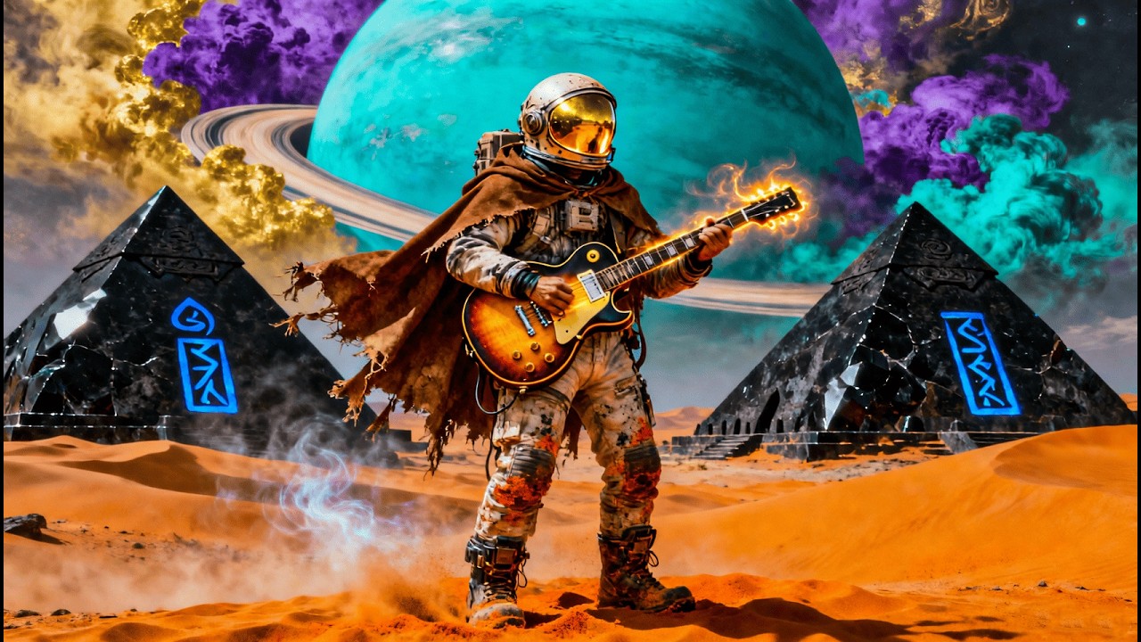 Instrumental Cosmic Psychedelia | Calm Night Road Music