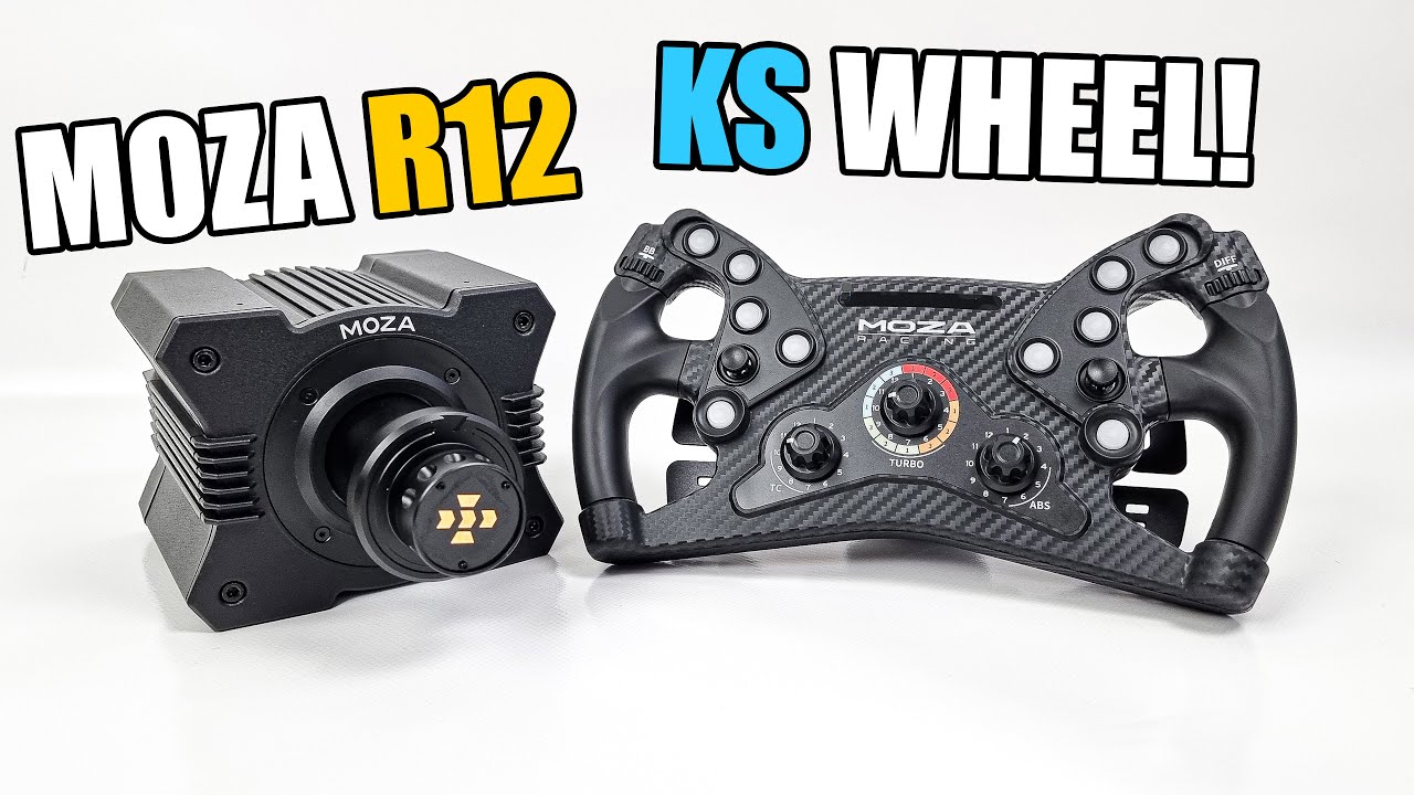MOZA RACING R12 & KS Steering Wheel UNBOXING!