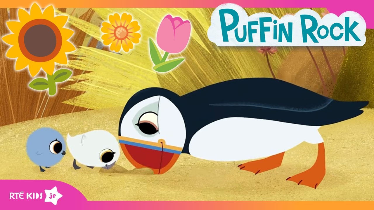 🐦💖 How Long Will This Flower Take to Grow?! 🌸 | Season 3 Episode 9 | Puffin Rock | ‪ @RTÉKIDSjr ​