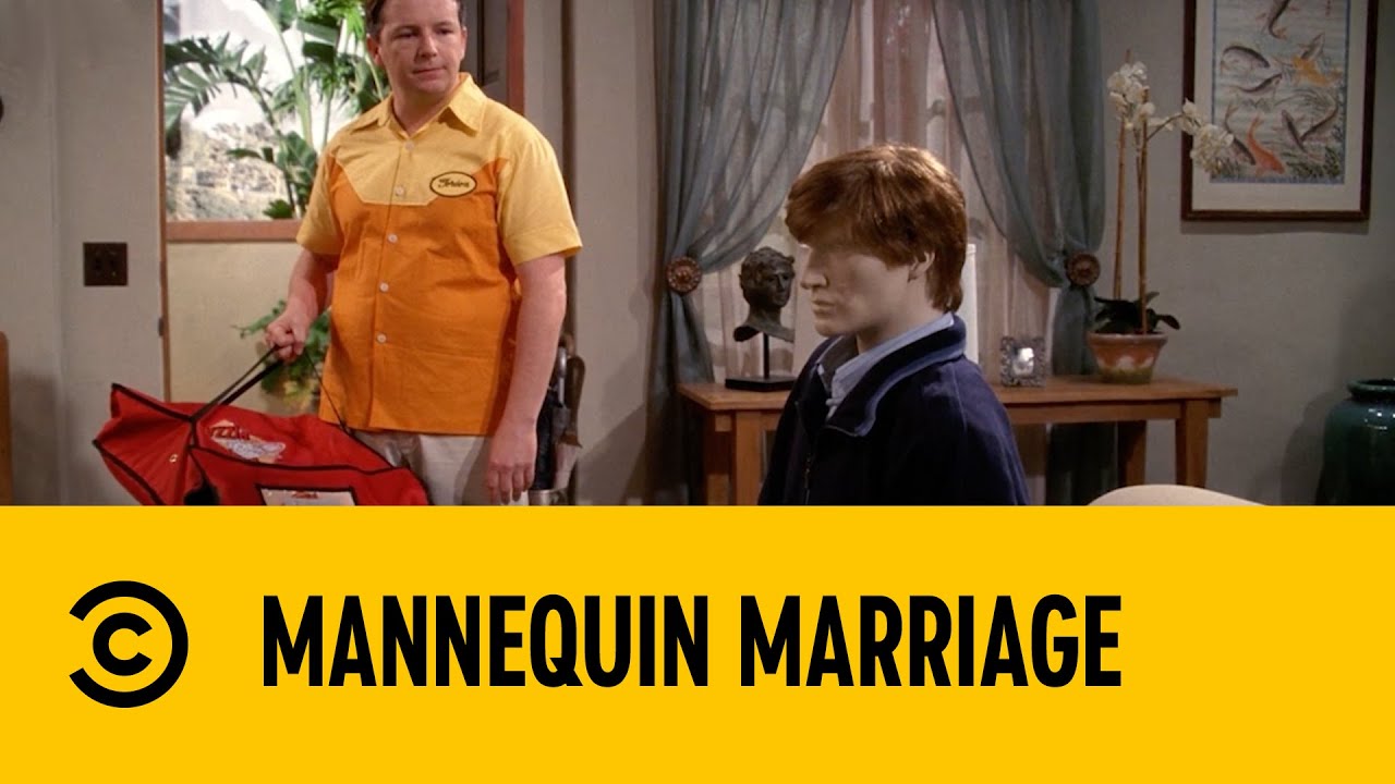 Mannequin Marriage | Two And A Half Men | Comedy Central Africa