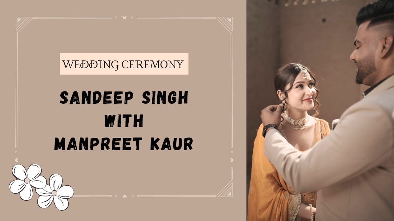 Wedding Ceremony || Sandeep Singh With Manpreet Kaur || Happy Studio Jalalpur Mob: 98729-06025
