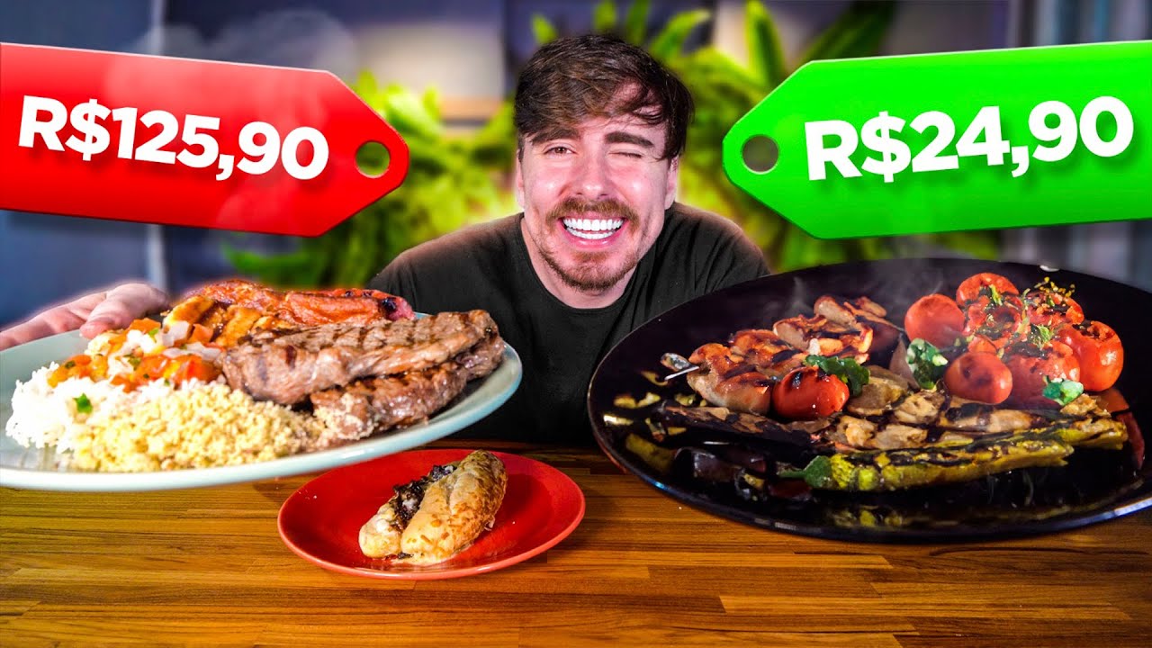 Churrasco Mais Barato x Churrasco Mais Caro de 2023
