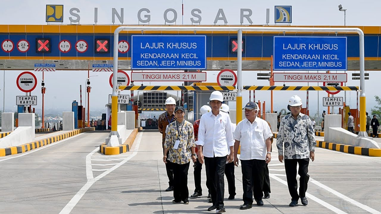 Presiden Jokowi Meresmikan Jalan Tol Pandaan-Malang, Malang, 13 Mei 2019
