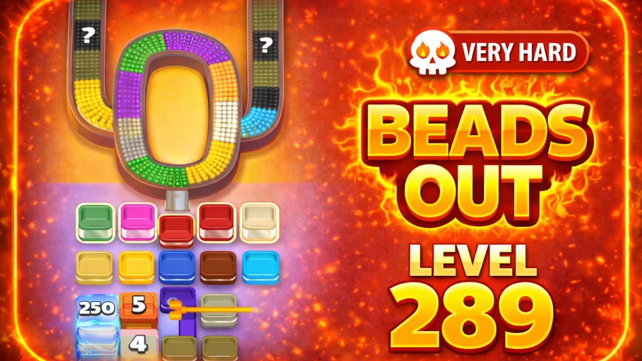 Beads Out Level 289 (VERY HARD) – Full Walkthrough | No Commentary