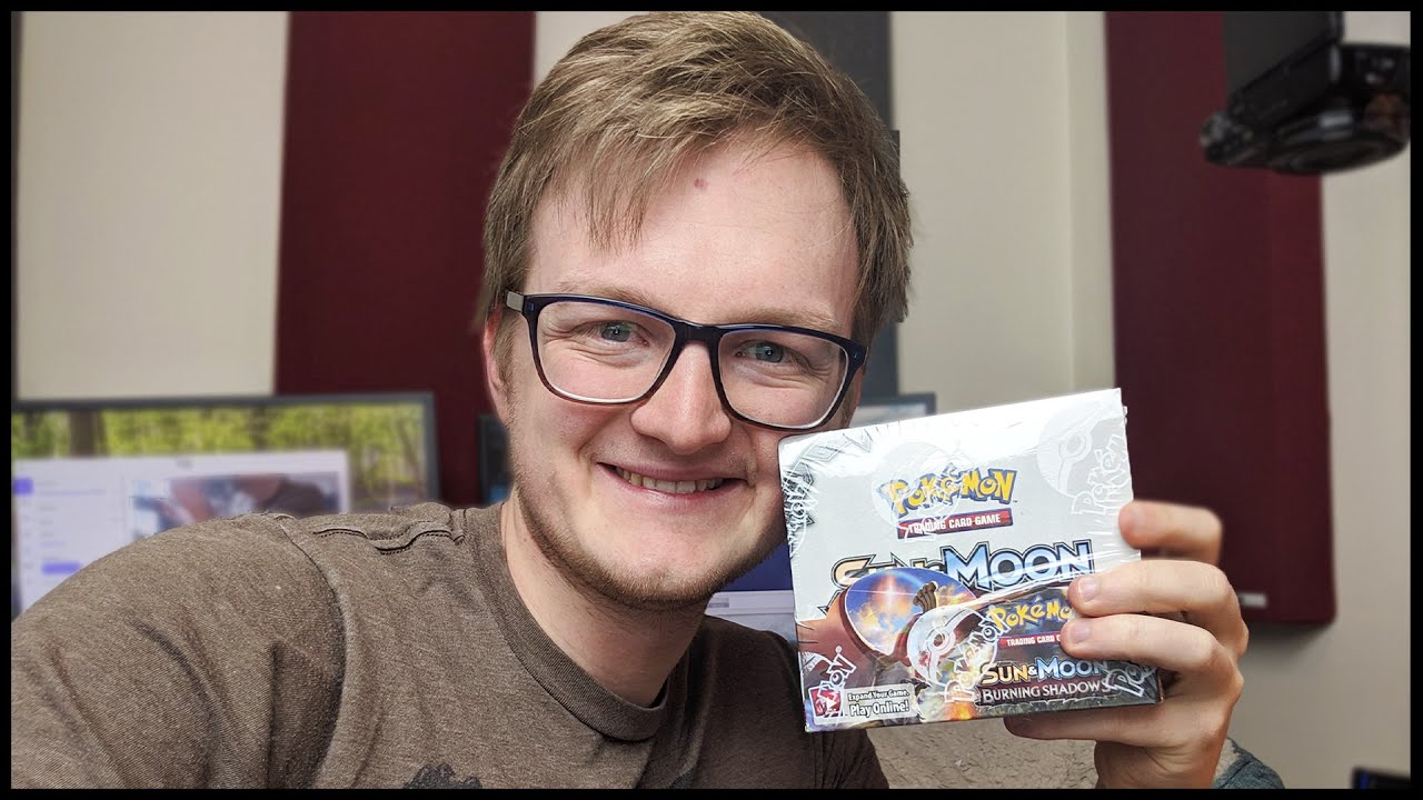 Grian Opens 1 FULL Burning Shadows Pokemon Booster Box