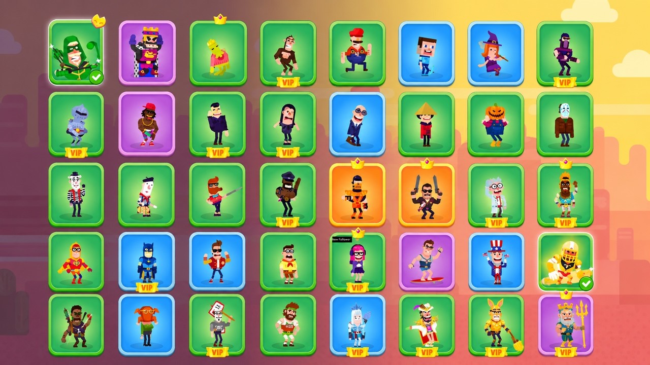 Bowmasters All 78 Characters Unlocked in 2026
