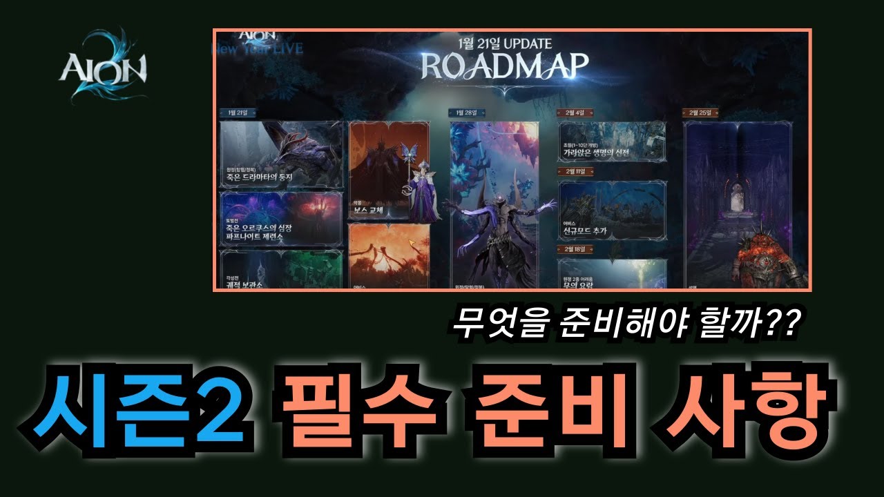 [아이온2] 시즌2 필수 준비 사항 총 정리🔰| 시즌2 대비해서 어떻게 준비해야 할까?🤔