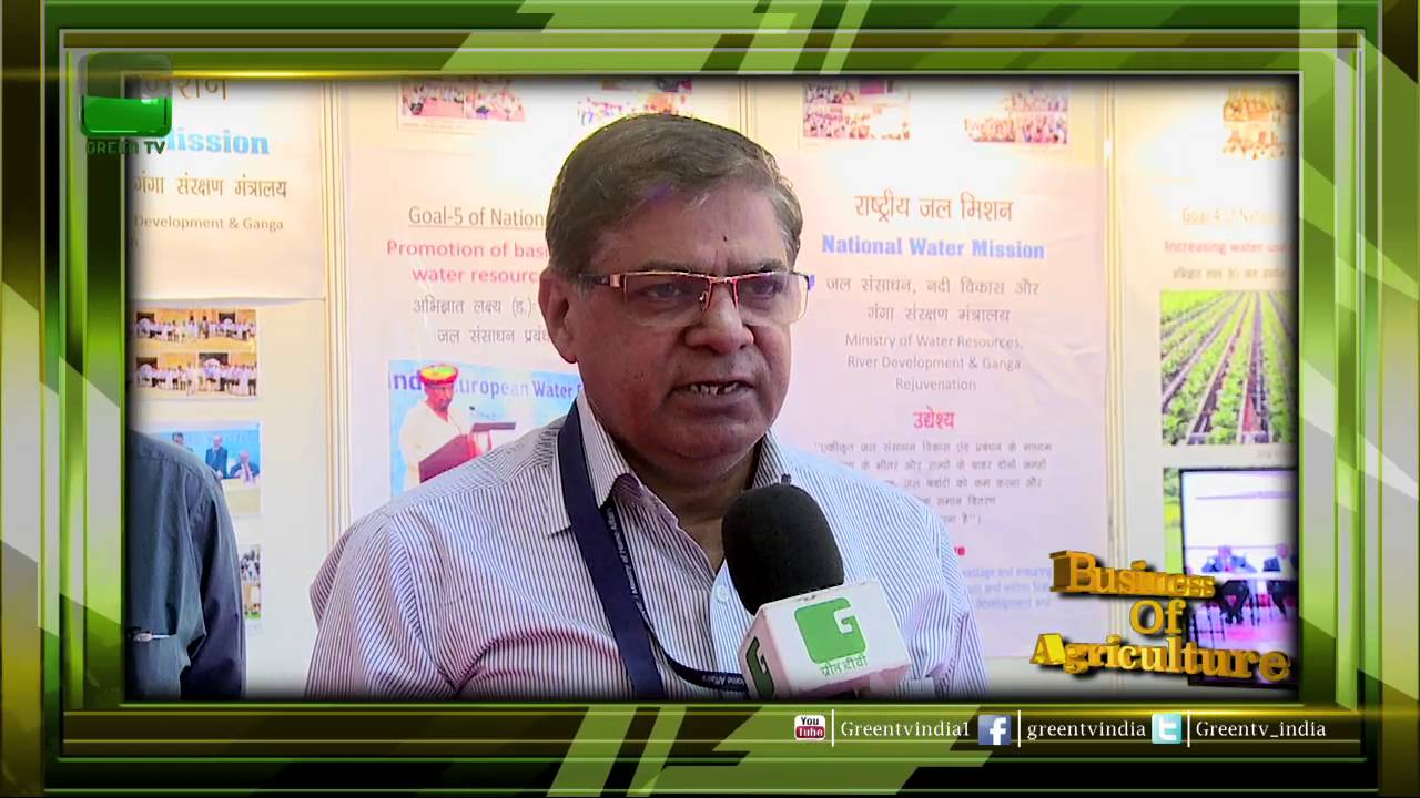 Dr A.P.Singh discussing about National Water Mission In #IndiaWaterweek2016 On Green TV