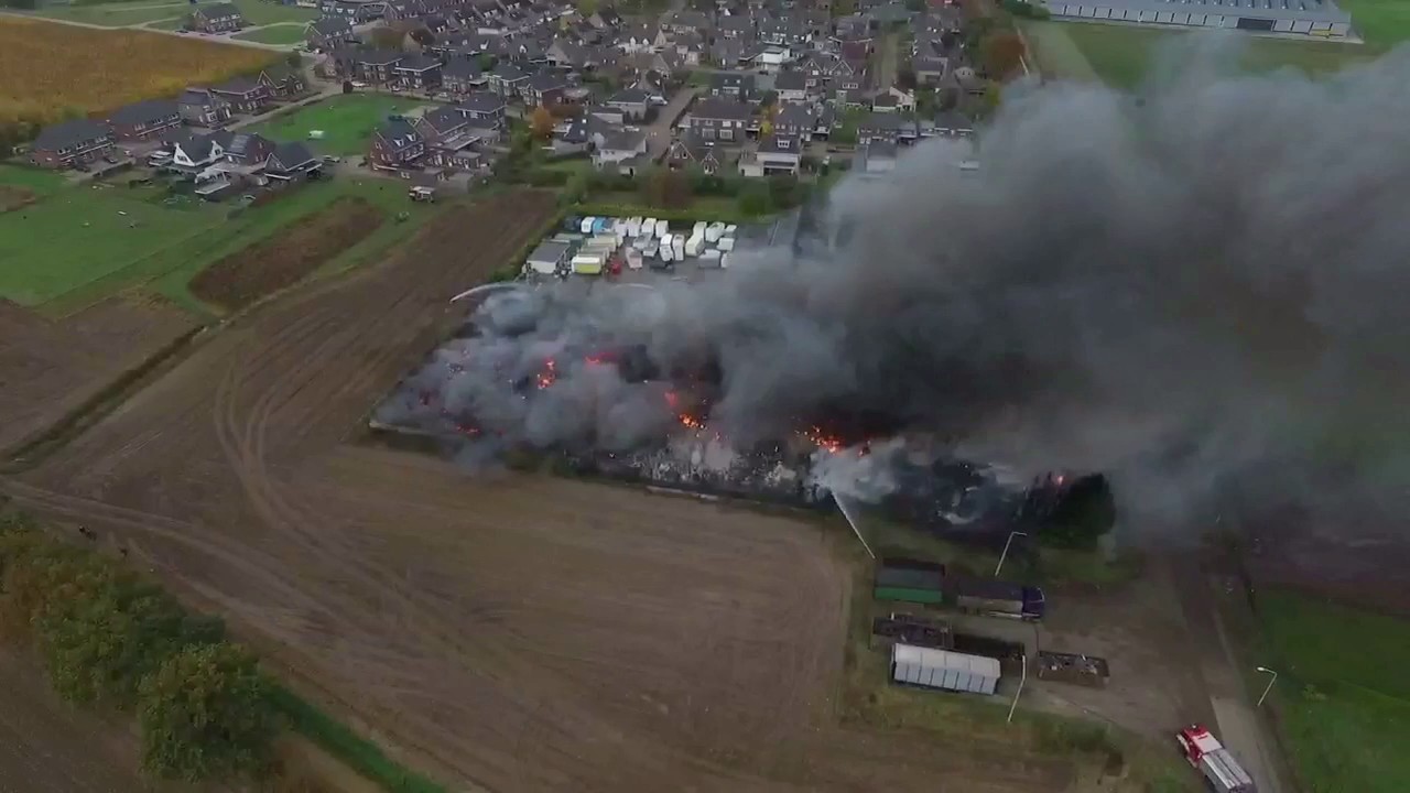 Zeer grote brand Someren
