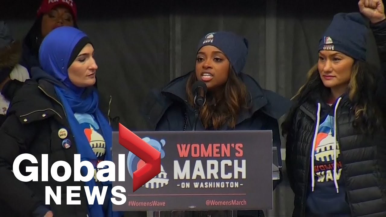 Women's March co-chair Tamika Mallory tells Jewish women 'I see you' amid anti-Semitism controversy