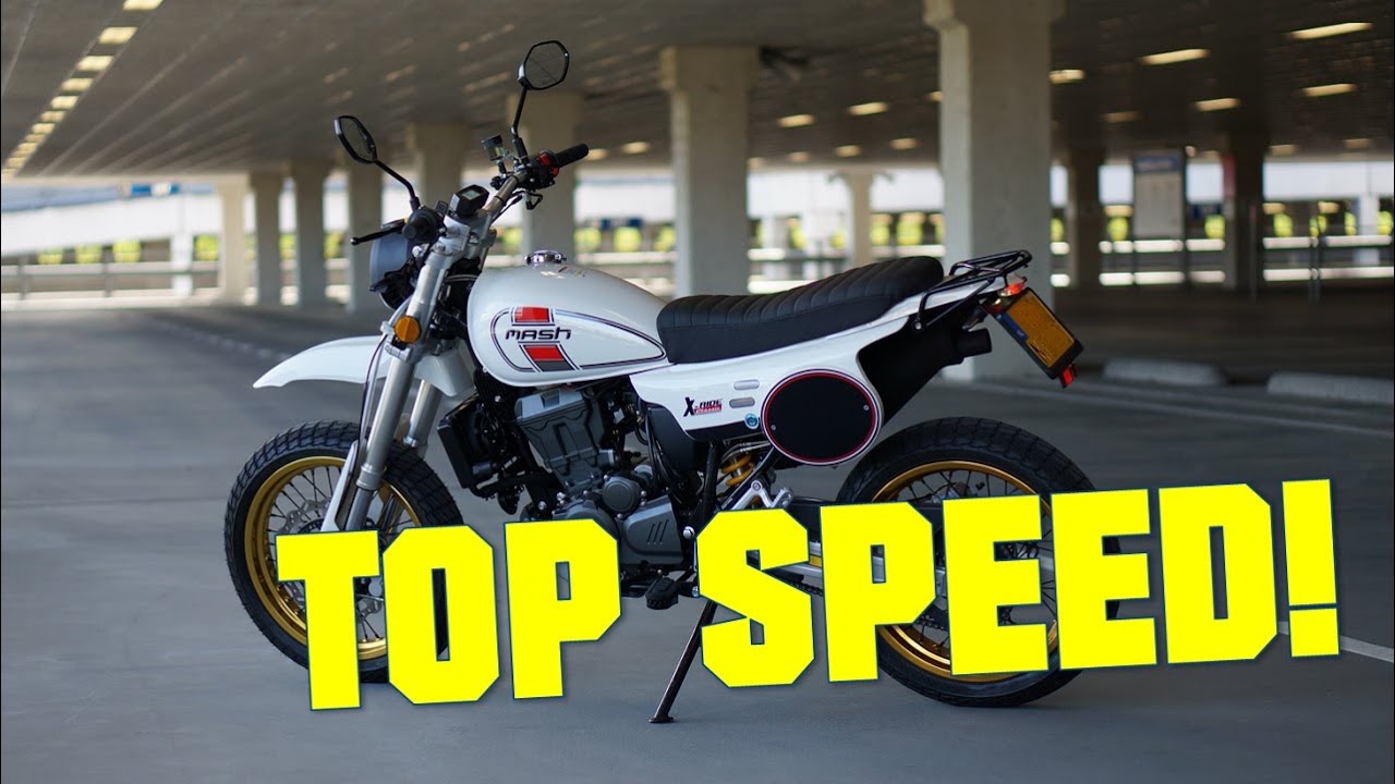 2022 MASH X-RIDE 125 - TOP SPEED + GPS TOP SPEED