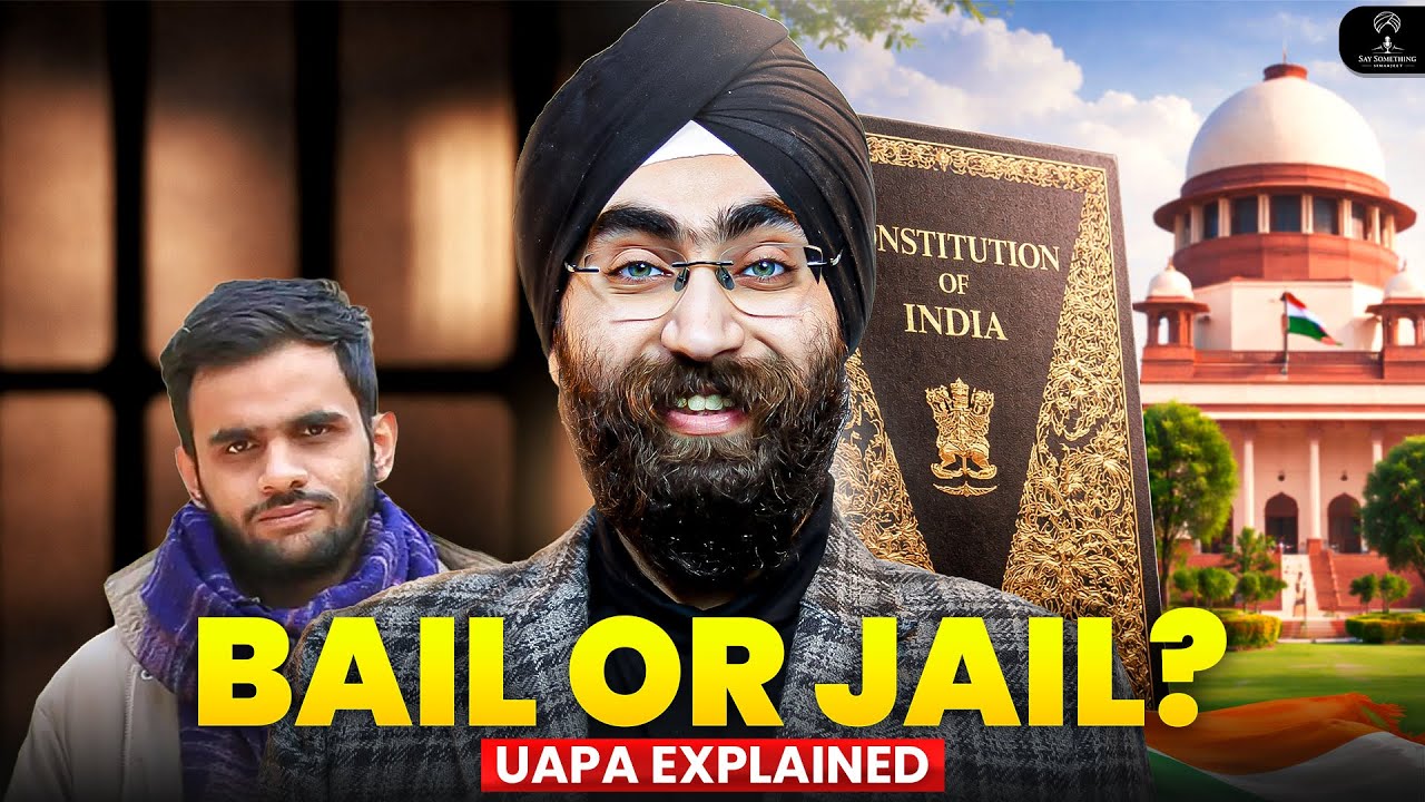 Why Is Bail So Hard Under UAPA? | Umar Khalid Case Explained | Section 43D(5) & Watali Standard