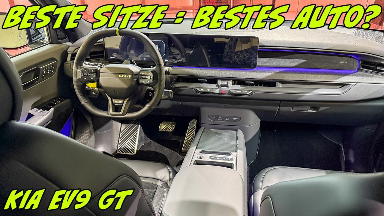 MÄCHTIGES Gerät! Kia EV9 GT - Leistung hin oder her... schaut ihn euch von innen an!
