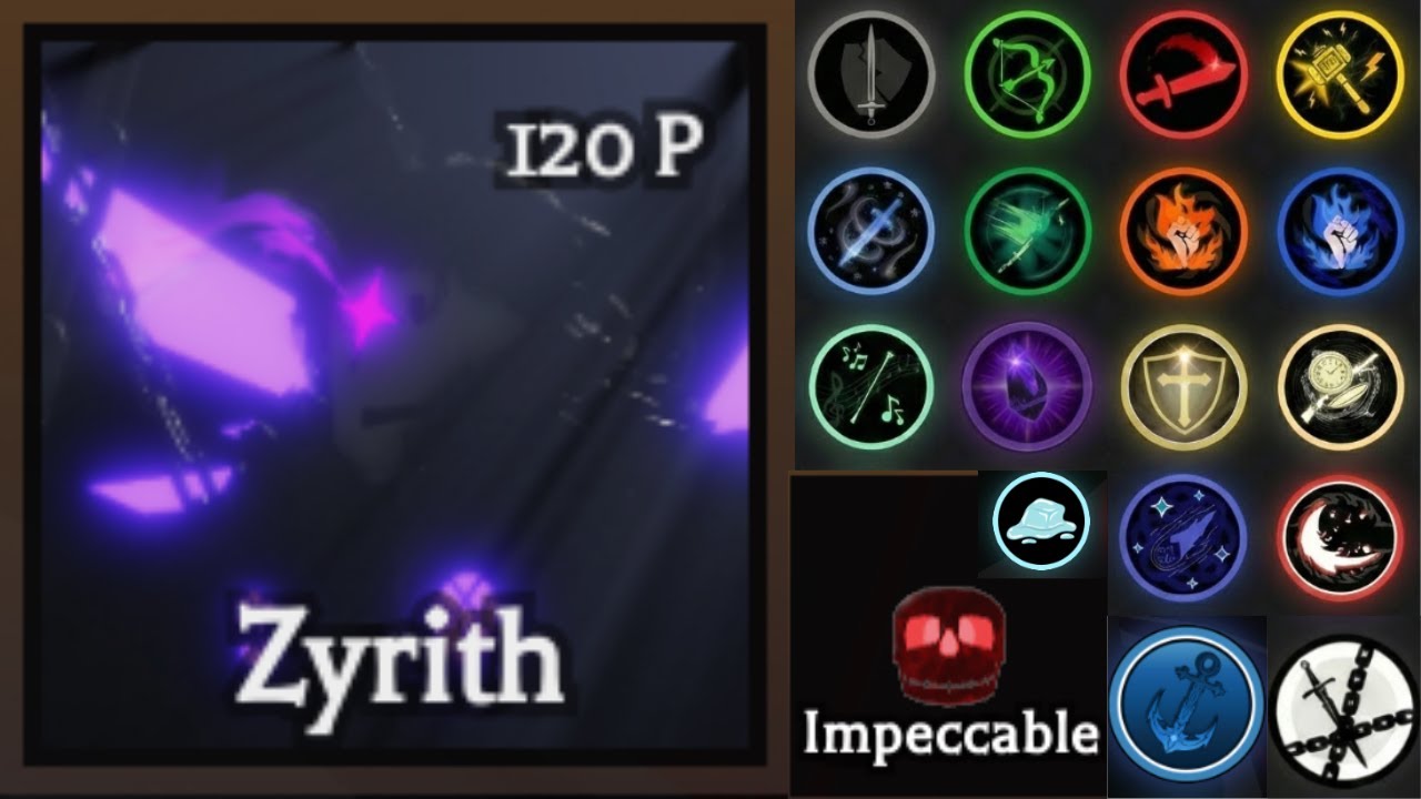 Zyrith Impeccable Solo With ALL Classes In One Video - [Something Boss Fights]