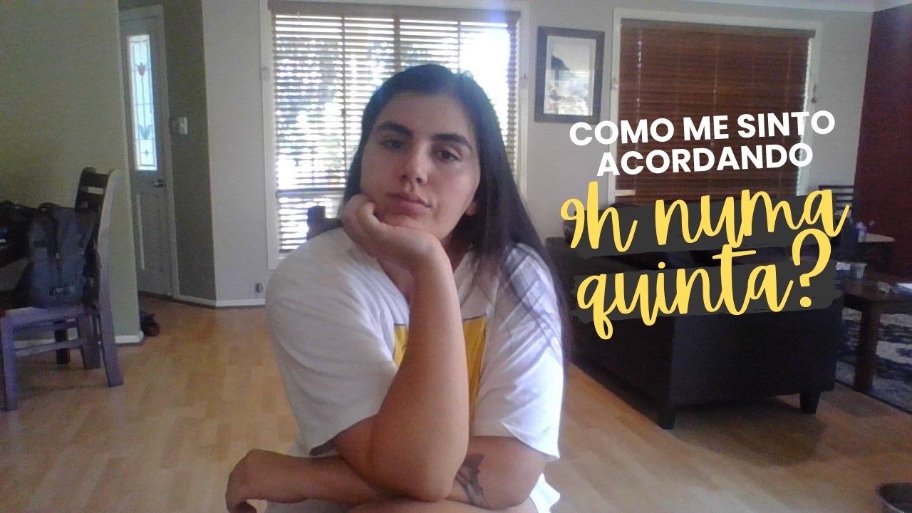 Auto reflexão acordando 9h da manhã numa quinta-feira