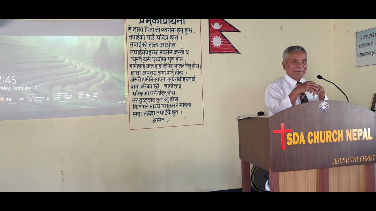 Sermon by Pr. Samuel sharma in Bible study seminar 2026.