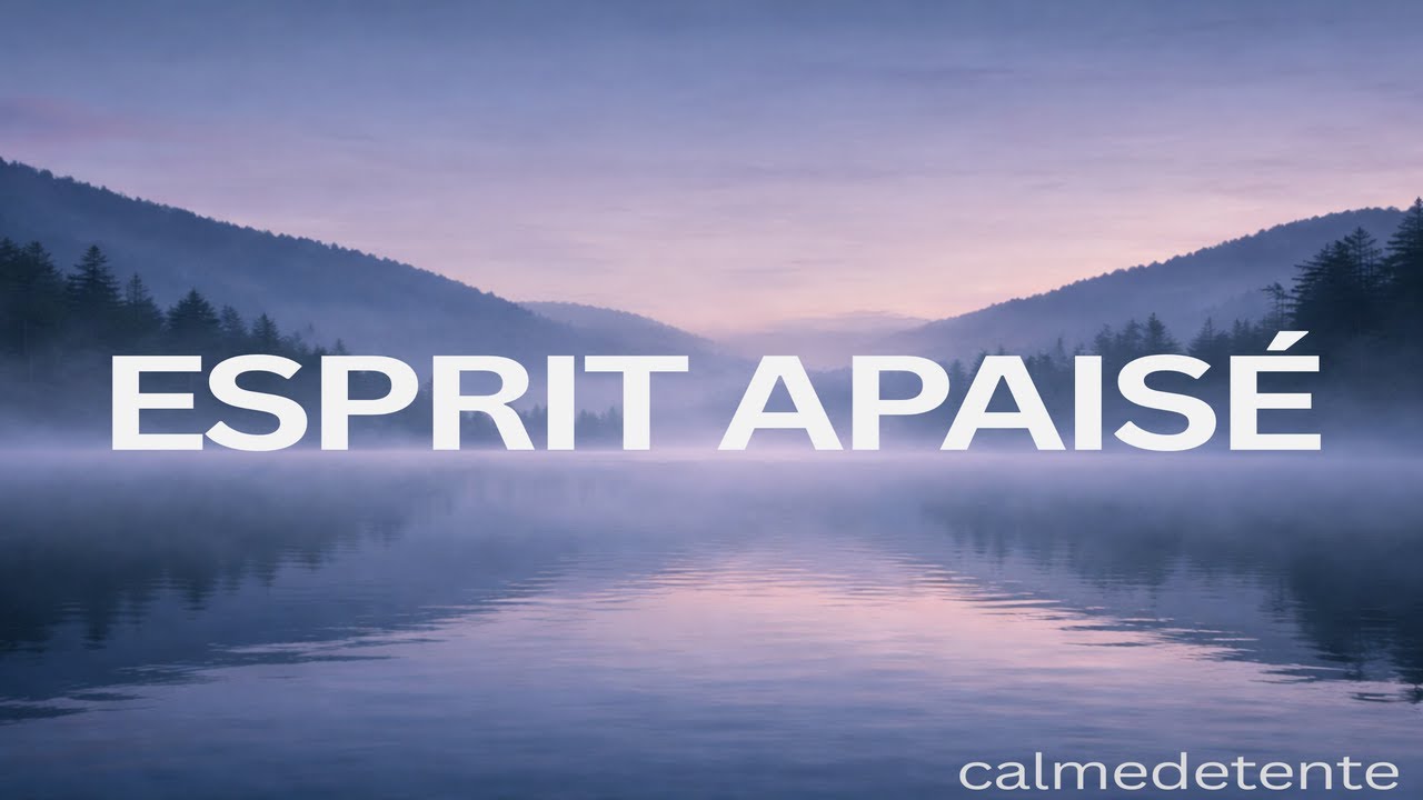 Apaiser le mental et lâcher prise  Lac calme sous la brume | Relaxation profonde (3h)