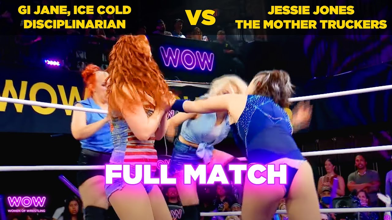 GI Jane, Ice Cold & Disciplinarian vs Jessie Jones & The Mother Truckers | WOW - Women Of Wrestling