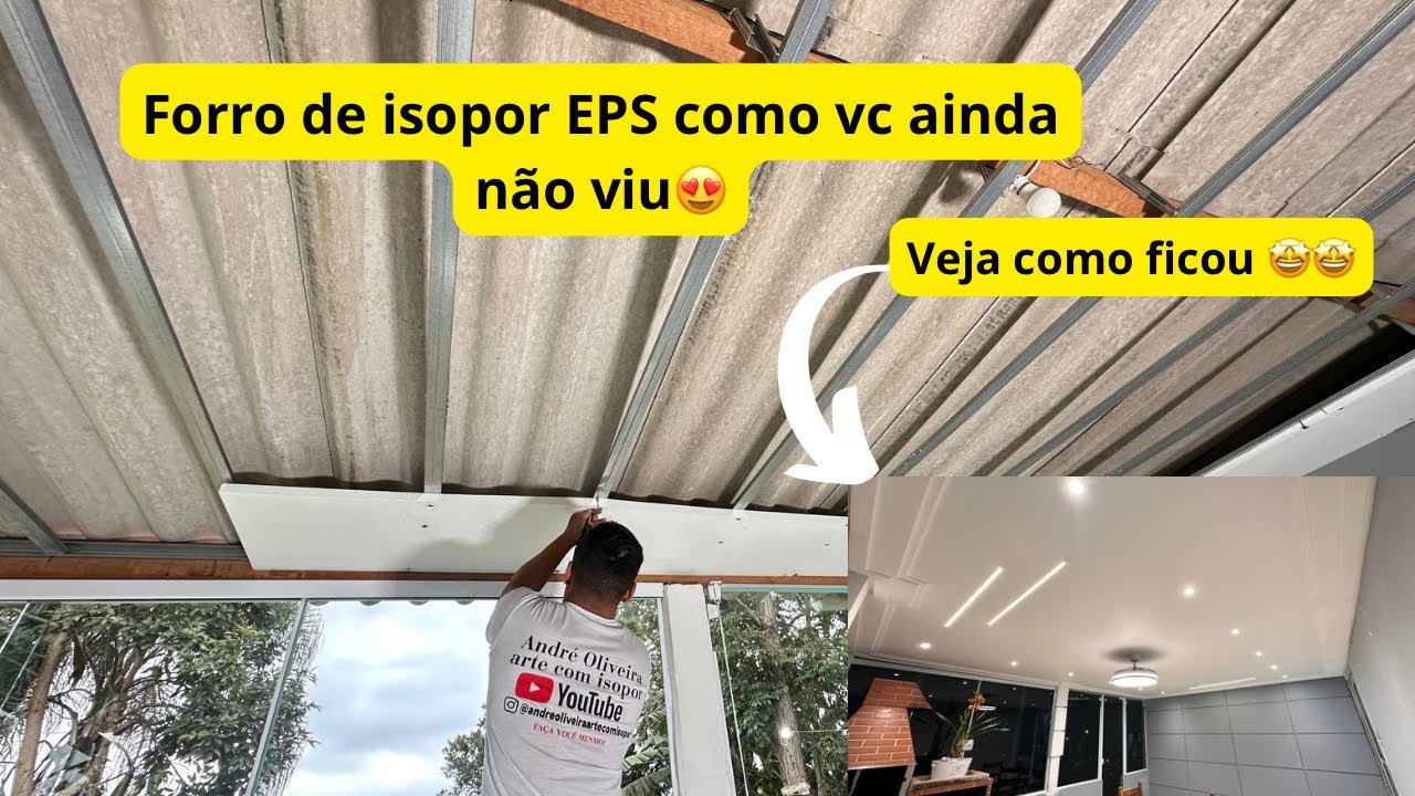 Faça você mesmo: forro de isopor lindo para sua casa