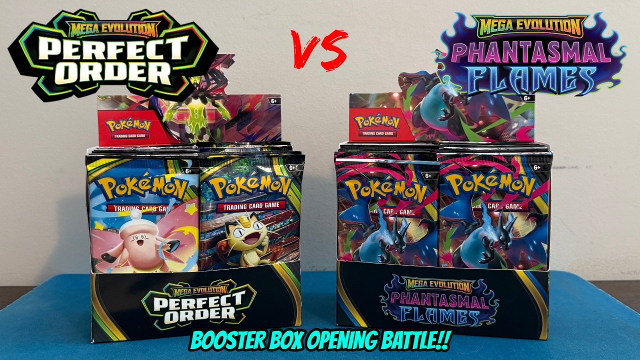 Битва за открытие карточек Pokemon: бустеры Perfect Order и Phantasmal Flames!