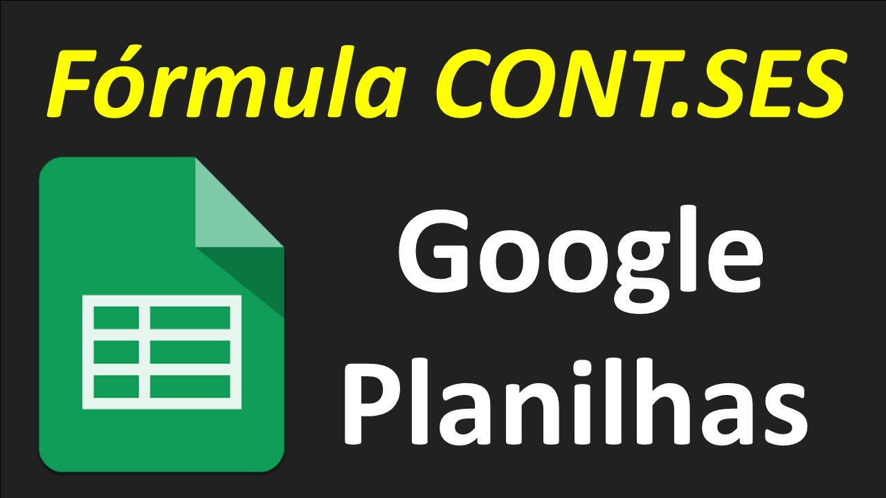 Google Planilhas Fórmula Contses