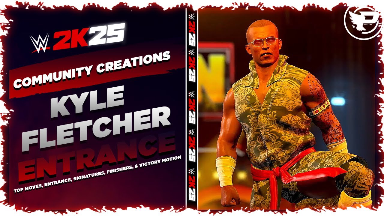WWE 2K25 Kyle Fletcher Entrance, Top Moves, Signatures, Finishers, & Victory Motion (Next Gen)