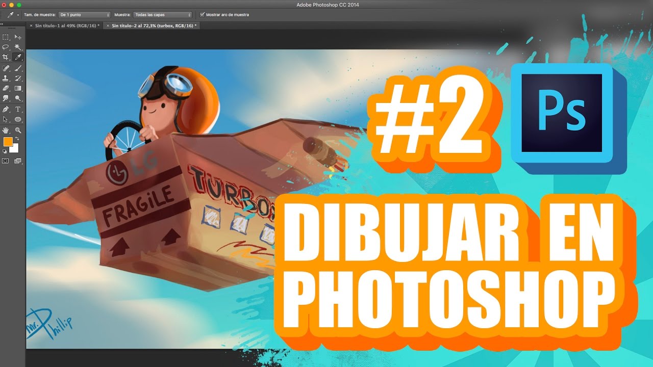 DIBUJAR EN PHOTOSHOP EP. 2 - CAPAS Y MODOS DE FUSIÓN - TUTORIAL ESPAÑOL
