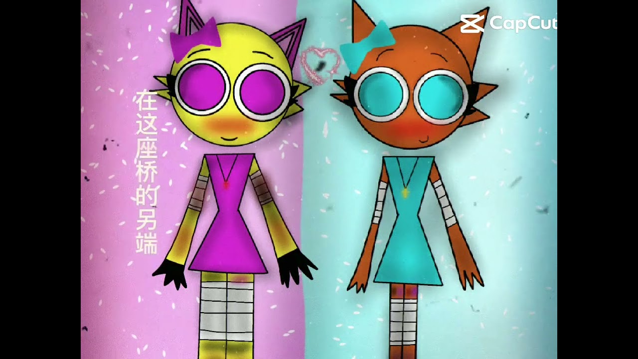 Emoij cat sprunki GIRL 