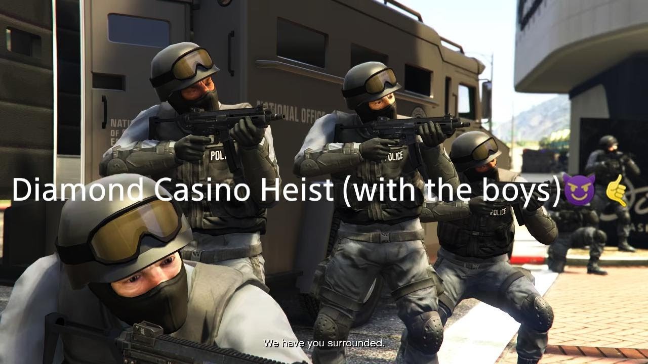 GTA Online Diamond Casino Heist / aggressive approach trio with the boys🤙😈