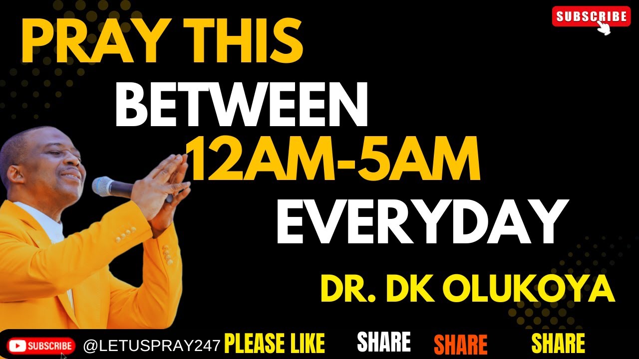 MFM MIDNIGHT PRAYERS: DK OLUKOYA MIDNIGHT PRAYERS/#mfmallnightprayers#olukoyamidnighprayers#dko